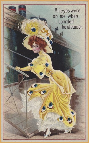 Lady fancy dress - dress, boarding